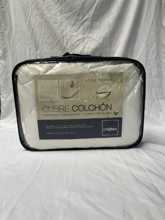Cubre colchón 1 Plaza repelente al agua