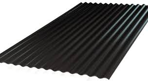 Plancha Acanalada Pintada 3 MTS x 0,35 (Negro)